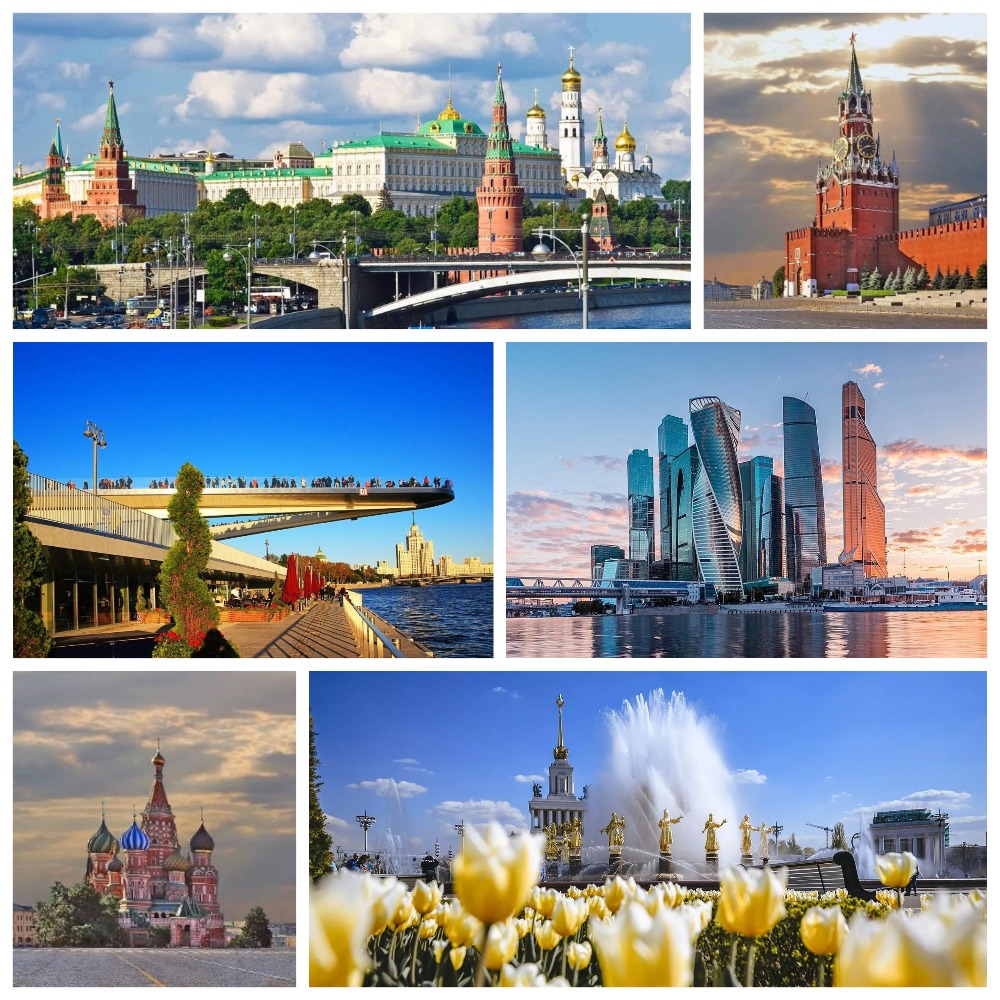 Москва и вся Россия! (Национальный центр «Россия», «Москва-Сити», ВДНХ, Парк «Зарядье», медиакомплекс «Полёт»)